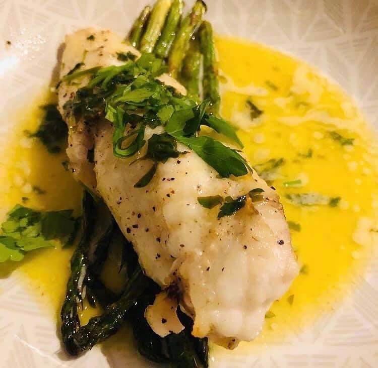 Monkfish in Butter herb and lemon