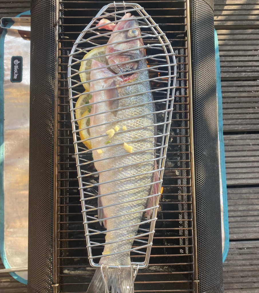 BBQ Sea Bass Fish Plaice Recipe